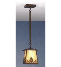  82136 - 7"Sq Mountain Pine Mini Pendant