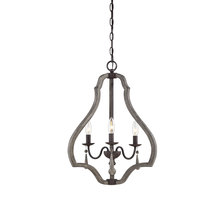 Savoy House 3-2655-3-149 - Kenwood 3-Light Pendant in Weathered Ash