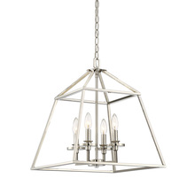 Savoy House 3-9099-4-109 - Braxton 4-Light Pendant in Polished Nickel