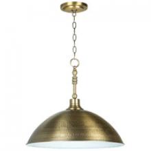  35993-LB - Timarron 1 Light Large Pendant in Legacy Brass