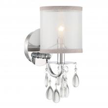  5621-CH - Hampton 1 Light Polished Chrome Sconce