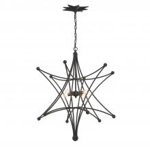  9236-BK - Astro 4 Light Black Chandelier