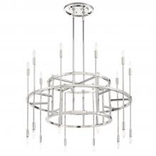  ARS-B4020-PN - Aries 20 Light Polished Nickel Chandelier