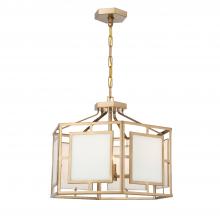  HIL-995-VG - Libby Langdon Hillcrest 6 Light Vibrant Gold Chandelier