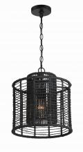  JAY-A5001-MK - Jayna 1 Light Matte Black Mini Pendant