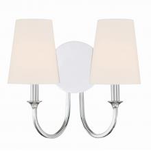  PAY-922-CH - Payton 2 Light Polished Chrome Sconce