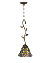  TH90217 - Crystal Peony Tiffany Hanging Fixture