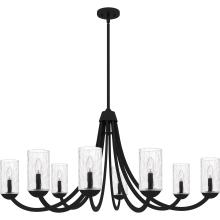  ALD5045MBK - Allard 8-Light Matte Black Chandelier