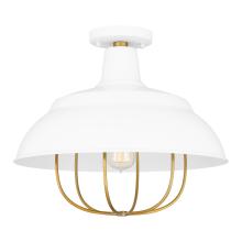  QFL5357W - Darmody Semi-Flush Mount