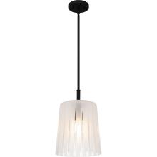  RAY1510MBK - Gray 1-Light Matte Black Mini Pendant