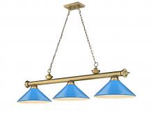  2306-3RB-MEB - 3 Light Billiard