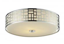  328F20-CH - 3 Light Flush Mount