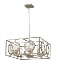  448-24AS - 8 Light Chandelier