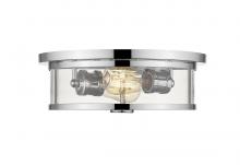  462F14-CH - 2 Light Flush Mount