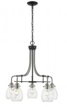  466-5MB-BN - 5 Light Chandelier