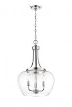  473P16-CH - 3 Light Pendant