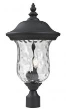  533PHB-BK - 3 Light Outdoor Post Mount Fixture