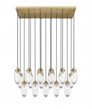  651P-17L-RB - 17 Light Linear Chandelier