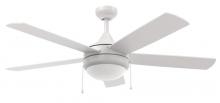  F-1020 WH - Cappleman 2-Light, 5-Blade Transitional Ceiling Fan