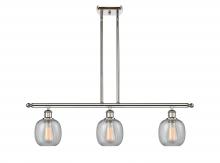  516-3I-PN-G104 - Belfast - 3 Light - 36 inch - Polished Nickel - Cord hung - Island Light