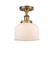 Innovations Lighting 916-1C-BB-G71 - Bell - 1 Light - 8 inch - Brushed Brass - Semi-Flush Mount