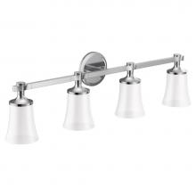 Moen YB0364CH - Chrome Four Globe Bath Light