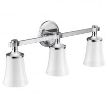 Moen YB0363CH - Chrome Three Globe Bath Light