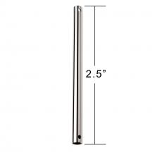  CFDR25PN - CFDR25PN - 2 1/2 IN DOWNROD IN POLISHED NICKEL