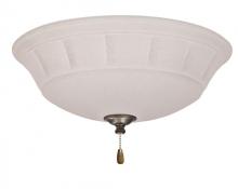  LK141LEDVS - GRANDE WHITE MIST LED LIGHT FIXTURE IN VINTAGE STEEL