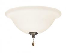  LK74VS - OPAL MATTE LIGHT FIXTURE IN VINTAGE STEEL