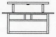 Arroyo Craftsman HCM-15EAM-BK - 15" huntington ceiling mount without overlay (empty)