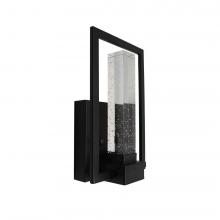  21039 - Crystal Glass Indoor Seeded Wall Sconce - MB