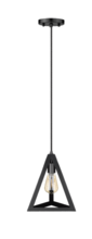  70130 - Vivio Astra 1-Light Triangle Pendant - MB