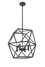  70361 - Vivio Solano 4-Light 20" Geometric Pendant - MB