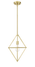  70370 - Vivio Gomez 1-Light 12" Geometric Triangle Pendant - CG