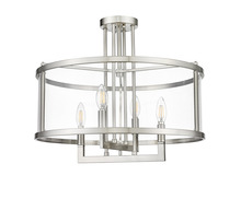  70493 - Ravenna 4-Light Clear Acrylic Semi Flush Mount - NK