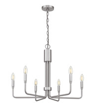  70571 - Vivio Alph 6-Light Flat Bottom Chandelier - NK(E12)