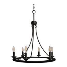  20514 - Trento 6-Light Ring Chandelier - MB E12