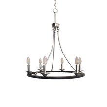  20517 - Trento 6-Light Ring Chandelier - MB/NK E12