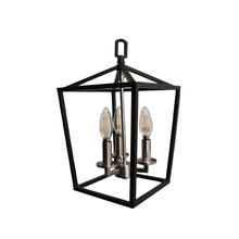  20508 - 3-Light Open Cage Entry - MB/NK