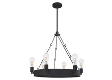  19488 - Justin 6-Light Ring Chandelier - MB