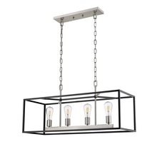  19935 - Rosslyn 4-Light Chandelier - MB with NK Accents