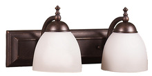 HOMEnhancements 16665 - Austin 2-Light White Vanity - RB