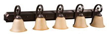  12582 - Alpine Series 5 Light Vanity Fixture - RB