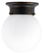  16635 - 1-Light White Globe - RB