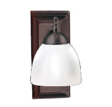  19280 - Dallas 1 Light White Vanity/Sconce - RB