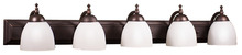  16527 - Austin 5-Light White Vanity - RB