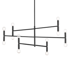  AVA-4012C-MB - 12LT Incandescent Chandelier, MB