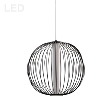  CHR-161LEDP-MB - 20W Pendant, MB Finish With White Acrylic