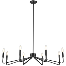  CLN-388C-MB - 8LT Incandescent Chandelier, MB